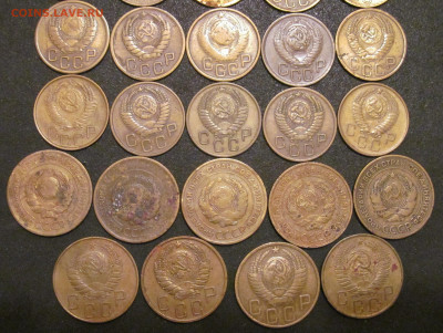 Дореформенная бронза СССР (1,2,3,5 коп), 1926-57 г, 44 шт - IMG_6853.JPG