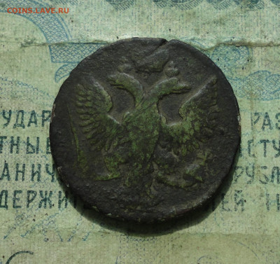 Денга 1743 года крыло 15 перьев. До 12.04.20. - DSC09447.JPG