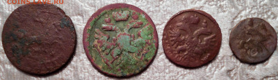 2 Полушки-1769г.,1741г.,Деньга-1738г,Петровская копейка год? - DSCN2876 — копия.JPG