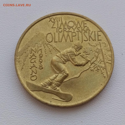 ПОЛЬША,2 злотых 1998г(ОИ в Нагано)до 10.04.2020г - IMG_20200408_174210