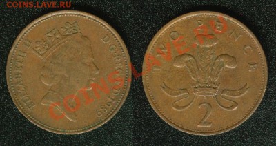 2 пенса Великобритании 1989 г. до 22:00мск 31.08.11 - 22