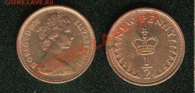 2 пенни Великобритании 1976 г. до 22:00мск 31.08.11 - 0,5