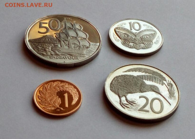 Новая Зеландия. 4 ходовых монеты в ПРУФе до 14.04.2020 - IMG_20191203_131551