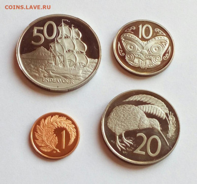 Новая Зеландия. 4 ходовых монеты в ПРУФе до 14.04.2020 - IMG_20191203_131523