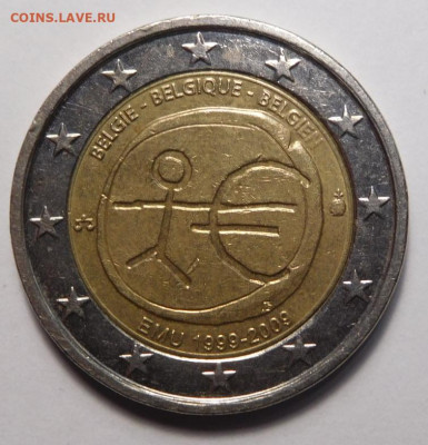 2 евро 2009г.Бельгия.10 лет Экон. и валютному союзу. - DSCN3414.JPG