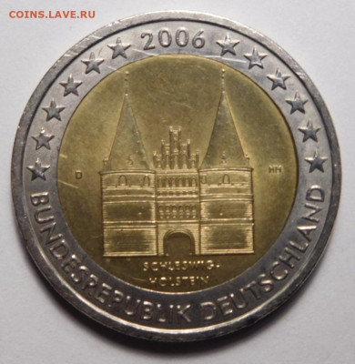 2 евро 2006г.Германия.Шлезвиг-Гольштейн - DSCN3444.JPG