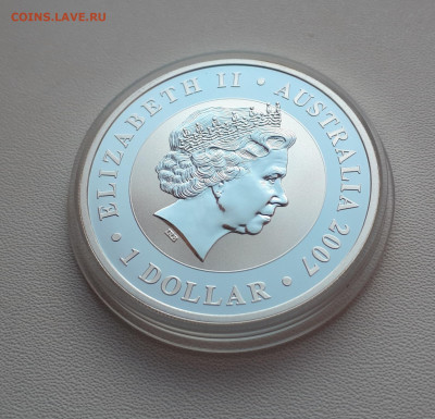 Серебро Австралия 1 доллар, 2007 Коала до 13.04 - 1 (12)