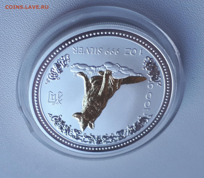 Австралия 1 доллар, 2006 Год собаки позолоченной до 14.04 - 1 (58)