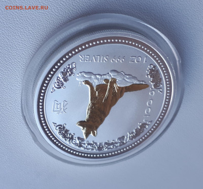 Австралия 1 доллар, 2006 Год собаки позолоченной до 14.04 - 1 (57)