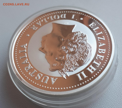 Серебро Австралия 1 доллар, 2004 Год обезьяны до 14.04. - 1 (84)
