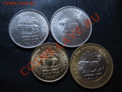 Набор Индия 1-2-5-10 рупий 2010 Юб. Банка до 31.08 в 21.00 М - Изображение 003