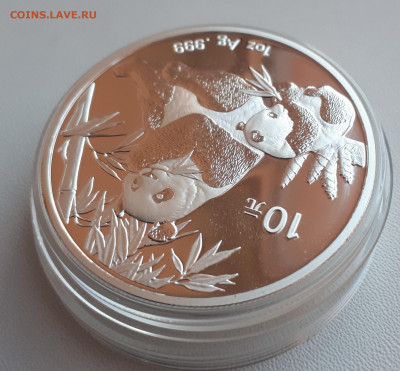 Серебро пруф Китай 10 юань, 2007 Панда до 14.04. - 1 (89)