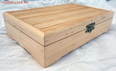Деревянный бокс с планшетами для монет - -31VclBDDiU