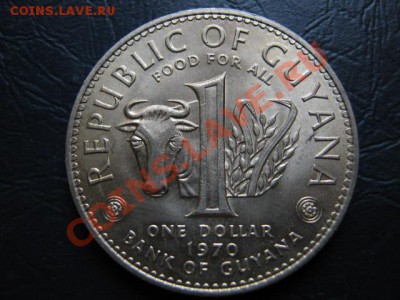ФАО Гайяна 1 доллар 1970 до 31.08 в 21.00 М - Изображение 059