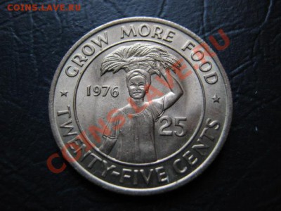 ФАО Либерия 25 центов 1976 до 31.08 в 21.00 М - Изображение 074