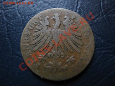 Германия Франкфурт 1 геллер 1855 до 31.08 в 21.00 М - Изображение 077
