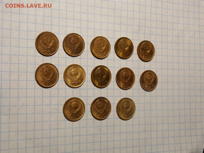 1 копейка до 1957 г. 13 шт. UNC до 15.04.20 до 22-00 мск - DSCN7066.JPG