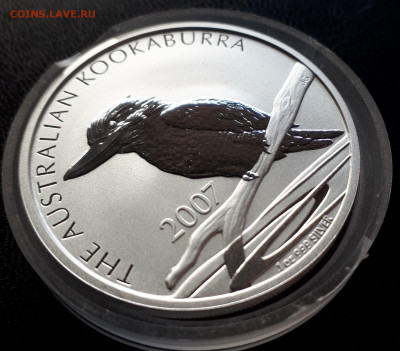Серебро Австралия 1 доллар 2007 Кукабура до 15.04 - 1 (20)