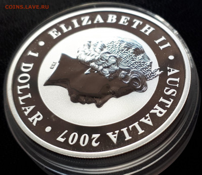 Серебро Австралия 1 доллар, 2007 АвстралийскаяКоала до 15.04 - 1 (30)
