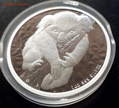 Серебро Австралия 1 доллар, 2007 АвстралийскаяКоала до 15.04 - 1 (25)