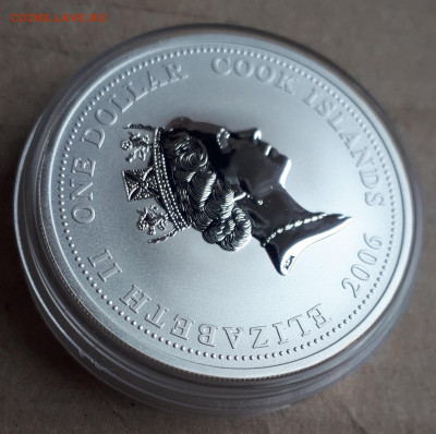 Серебро Острова Кука 1 доллар,2006 Пожарная тираж 5000 16.04 - 1 (37)