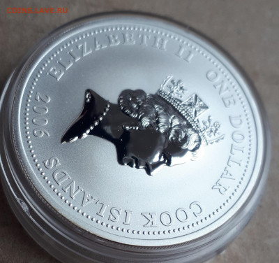 Серебро Острова Кука 1 доллар,2006 Пожарная тираж 5000 16.04 - 1 (35)