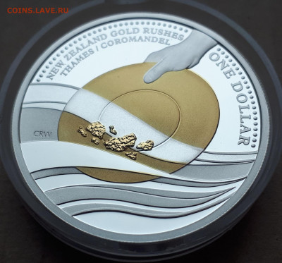 Н.Зеландия 1 доллар 2006 Золотая лихорадка тир3000шт до16.04 - 1 (45)