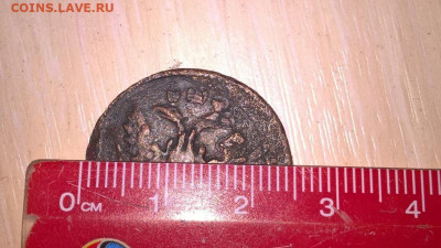 Полушки 1734-38года 5 шт на определение - 5