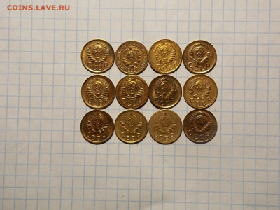 1 копейка до 1957 г. 13 шт. UNC до 15.04.20 до 22-00 мск - DSCN7620.JPG