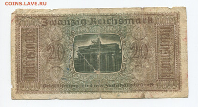 Германия Третий Рейх  50 пфеннигов, 20 марок 1940-1945 г - img212_cr4