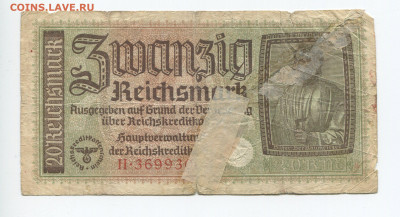 Германия Третий Рейх  50 пфеннигов, 20 марок 1940-1945 г - img213_cr67