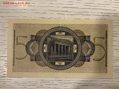 Германия 5 рейхсмарок 1939 года UNC до 18.04 в 22:00 - F7E48890-F1FC-43D0-A059-99CB2C45959C