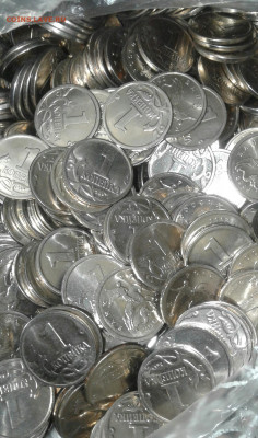 1 коп 1998-2008гг  более 650 монет (1025гр) в блеске до 16. - 20200413_231134-1