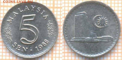 Малайзия 5 сен 1988 г., до 19.04.2020 г. 22.00 по Москве - Малайзия 5 сен 1988 597