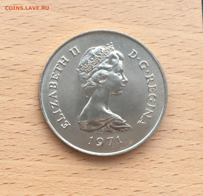 Крона Шайба Гибралтар 1 крона 1971 Обезьяна животные фауна - IMG_0775.JPG