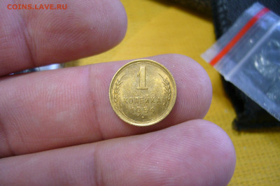 1 копейка 1954 UNC торги с рубля - 18-04-20 - 23-10 мск - P2240629.JPG