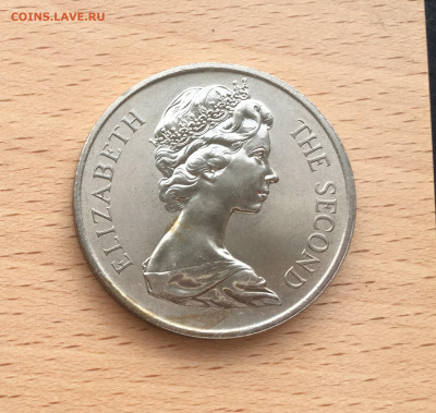 Крона Шайба Остров Мэн 1 крона 1970 Кошка кот Мэнкс фауна - IMG_0792.JPG