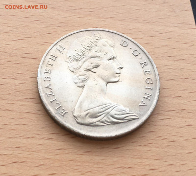 Крона Шайба Гибралтар 1 крона 1967 замок - IMG_0802.JPG