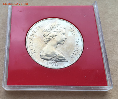 Крона Шайба Остров Вознесения 25 пенсов 1978 Лев Черепаха - IMG_0869.JPG