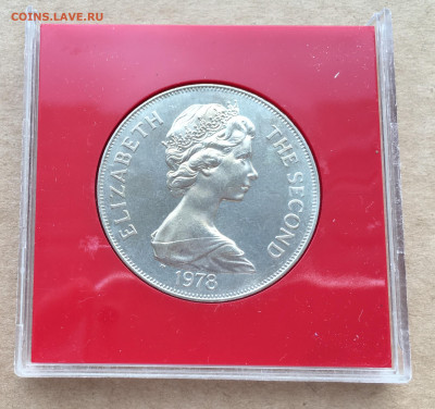 Крона Шайба Остров Вознесения 25 пенсов 1978 Лев Черепаха - IMG_0867.JPG