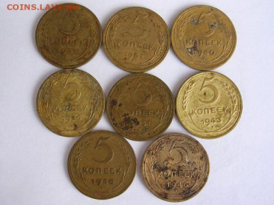 5 копеек 1931,32,40,43,46,56  до 20.04.20 г. - DSCN5513