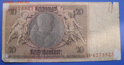 20 рейхсмарок 1929 до 18.04.20г.22.00ч. - Бон герм 20а