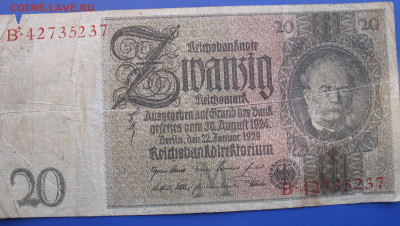 20 рейхсмарок 1929 до 18.04.20г.22.00ч. - Бон герм 20