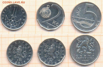 Чехия 3 монеты, до 20.04.2020 г. 22.00 по Москве - Чехия 3 монеты 602