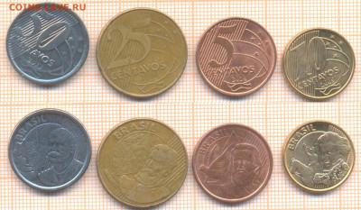 Бразилия 4 монеты, до 21.04.2020 г. 22.00 по Москве - Бразилия 4 монеты 610
