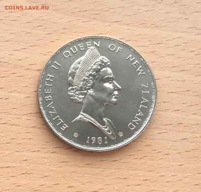 Крона Шайба Новая Зеландия 1$ доллар 1981 Королевский визит - IMG_0849.JPG
