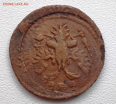 Полушки 1734-38года 5 шт на определение - 4