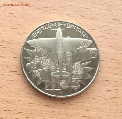 Крона Шайба Великобритания Битва за Британию 1990 авиация - IMG_0828.JPG