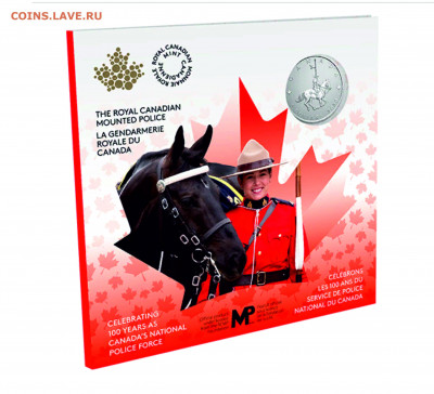 Канада 5$ 2020 Столетие национальной Полиции Серебро Буклет - 1
