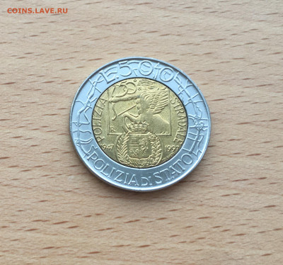 биметалл Италия 500 лир 1997 50 лет дорожной полиции - IMG_0587.JPG